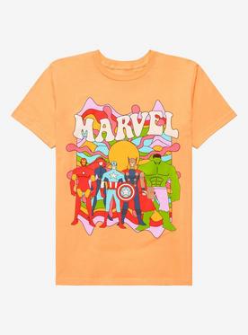 Marvel Avengers Groovy Women's T-Shirt - BoxLunch Exclusive