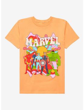 Marvel Avengers Groovy Women's T-Shirt - BoxLunch Exclusive, , hi-res