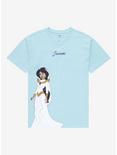 Disney Aladdin Princess Jasmine Wedding Day T-Shirt - BoxLunch Exclusive, LIGHT BLUE, hi-res