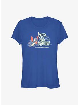 Disney Lilo & Stitch Meega Nala Kweesta Girls T-Shirt - BLUE | Hot