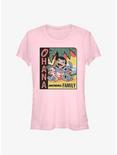 Disney Lilo & Stitch Ohana Means Family Beach Girls T-Shirt, LIGHT PINK, hi-res