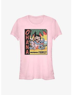 Disney Lilo & Stitch Ohana Means Family Beach Girls T-Shirt, , hi-res