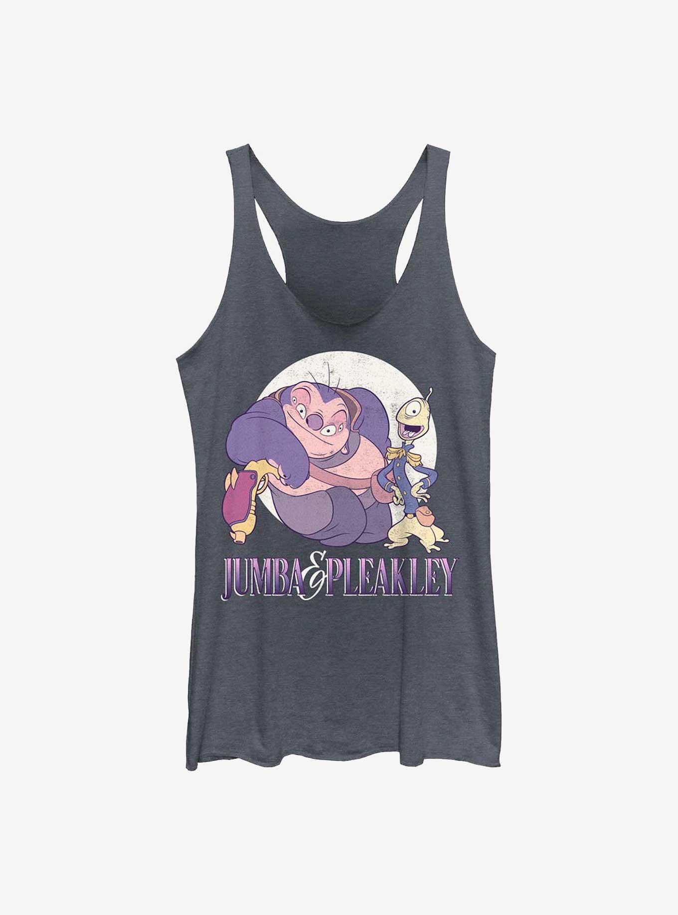 Disney Lilo & Stitch Jumba & Pleakley Girls Tank, NAVY HTR, hi-res