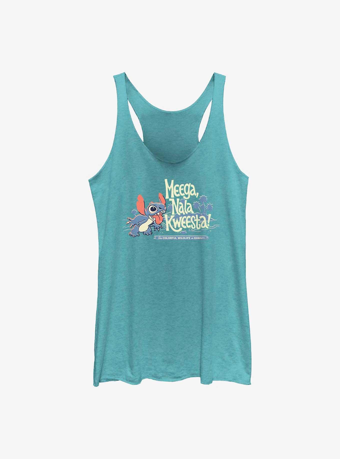 Disney Lilo & Stitch Meega Nala Kweesta Girls Tank, TAHI BLUE, hi-res