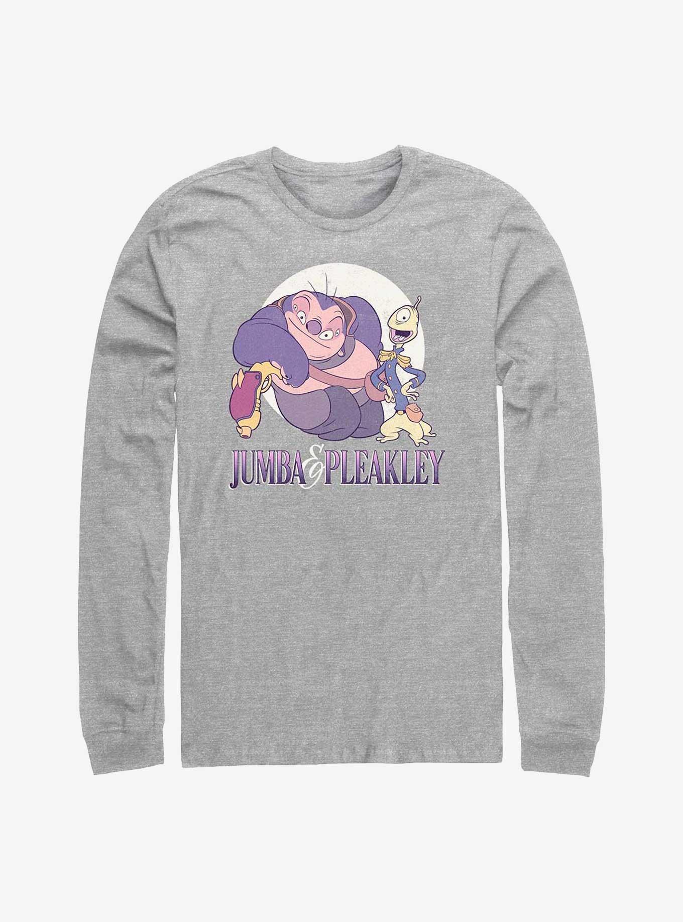 Disney Lilo & Stitch Jumba & Pleakley Long-Sleeve T-Shirt, ATH HTR, hi-res