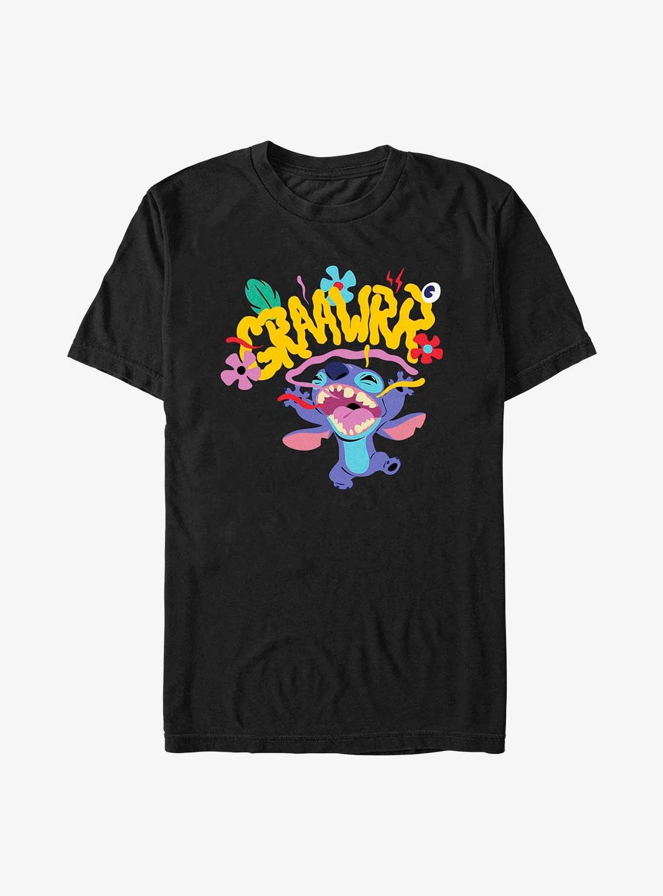 Disney Lilo & Stitch Graawrr T-Shirt, BLACK, hi-res