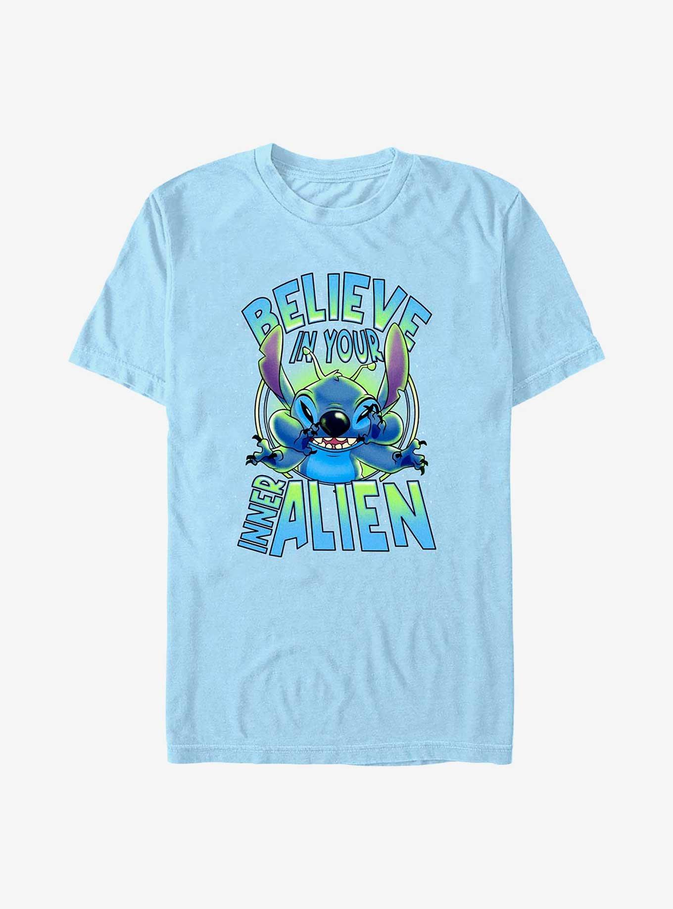 Disney Lilo & Stitch Inner Alien T-Shirt, LT BLUE, hi-res