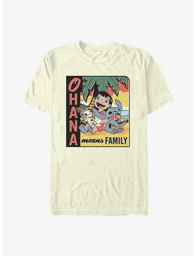 Disney Lilo & Stitch Ohana Means Family Beach T-Shirt, , hi-res