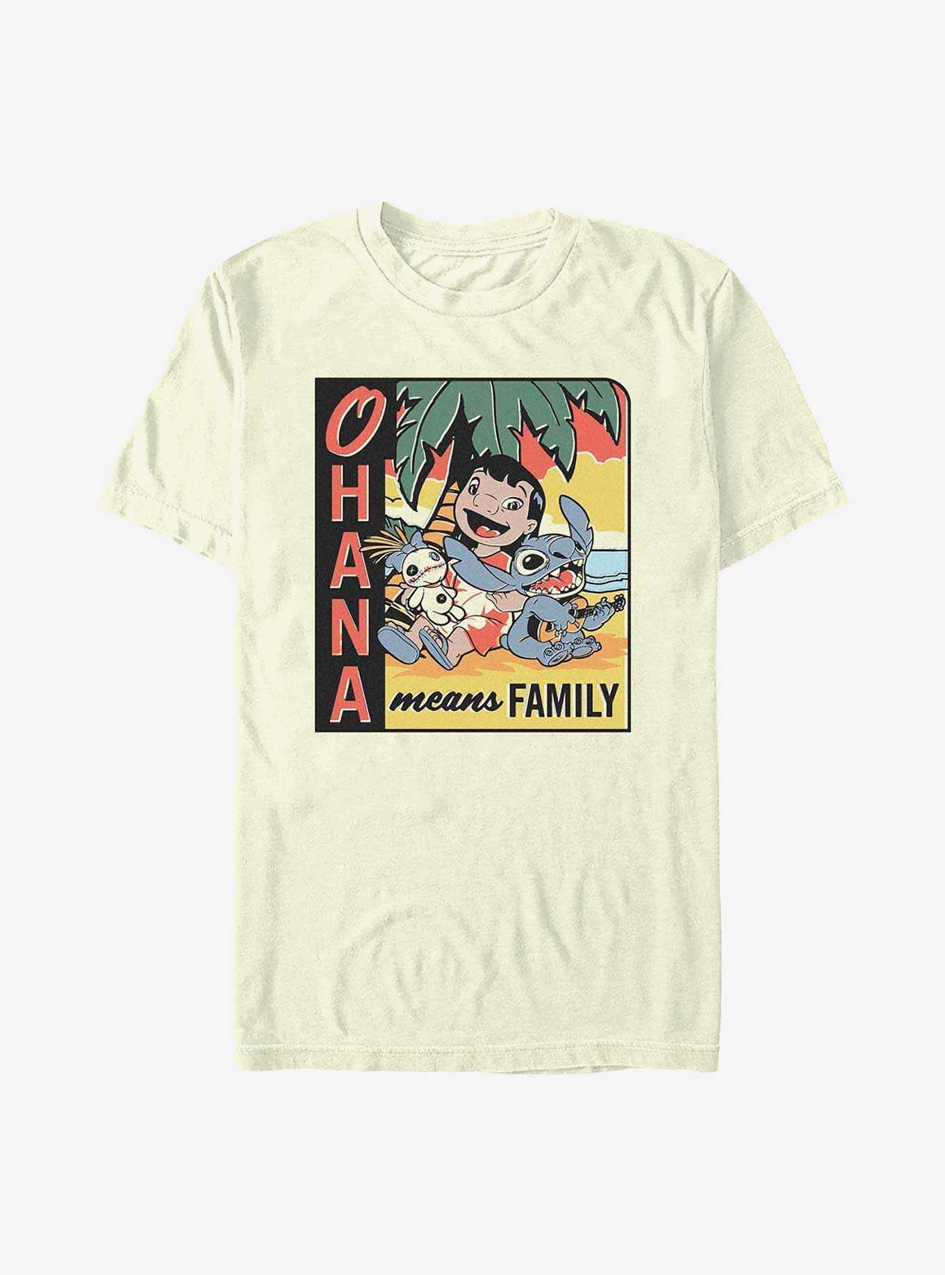 Disney Lilo & Stitch Ohana Means Family Beach T-Shirt, , hi-res