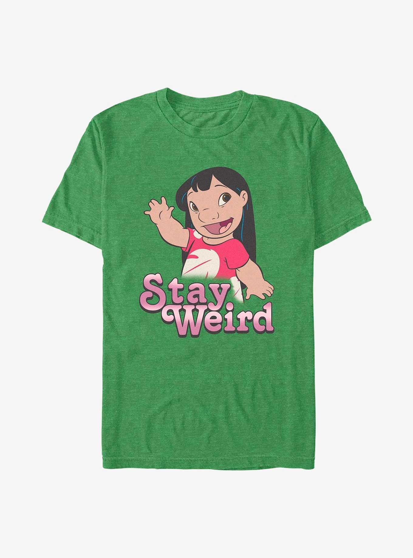 Disney Lilo & Stitch Stay Weird Lilo T-Shirt, KEL HTR, hi-res
