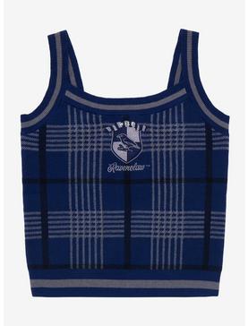 Harry Potter Ravenclaw Plaid Knit Tank Top - BoxLunch Exclusive, , hi-res