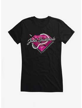 Parks And Recreation Janet Snakehole Girls T-Shirt, , hi-res