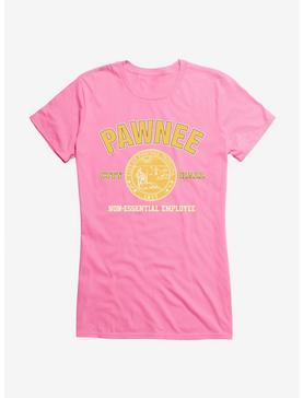 Parks And Recreation Pawnee Non-Essential Employee Girls T-Shirt, , hi-res