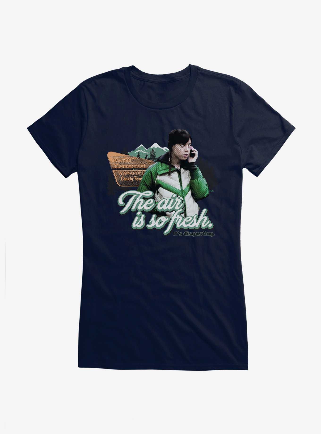 Parks And Recreation Fresh Air Disgusting Girls T-Shirt, , hi-res