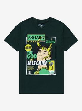 Marvel Loki Magazine Cover T-Shirt - BoxLunch Exclusive