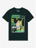 Marvel Loki Magazine Cover T-Shirt - BoxLunch Exclusive, GREEN, hi-res