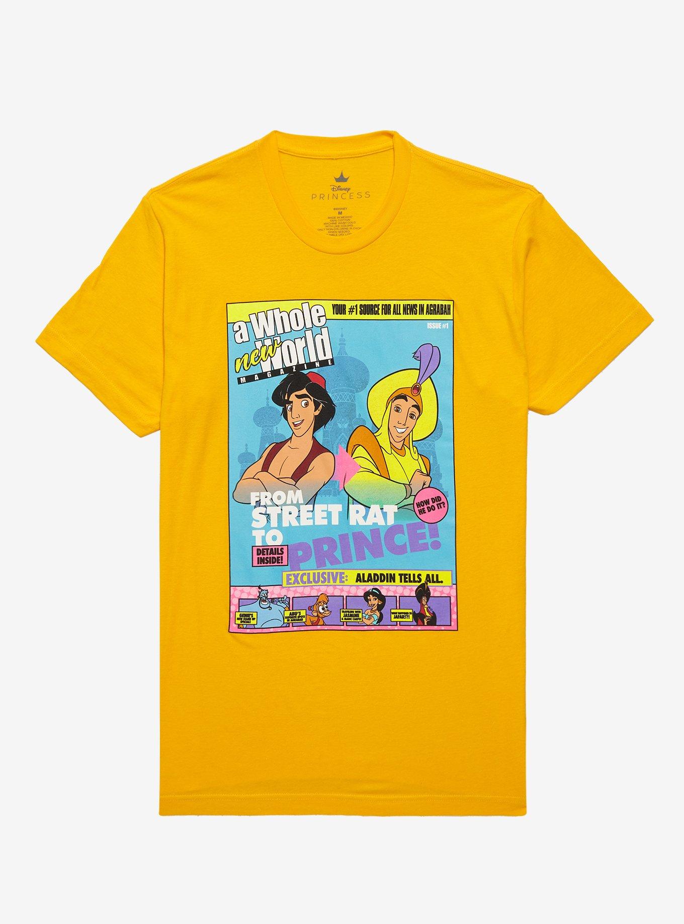 Disney Aladdin Magazine Cover T-Shirt - BoxLunch Exclusive
