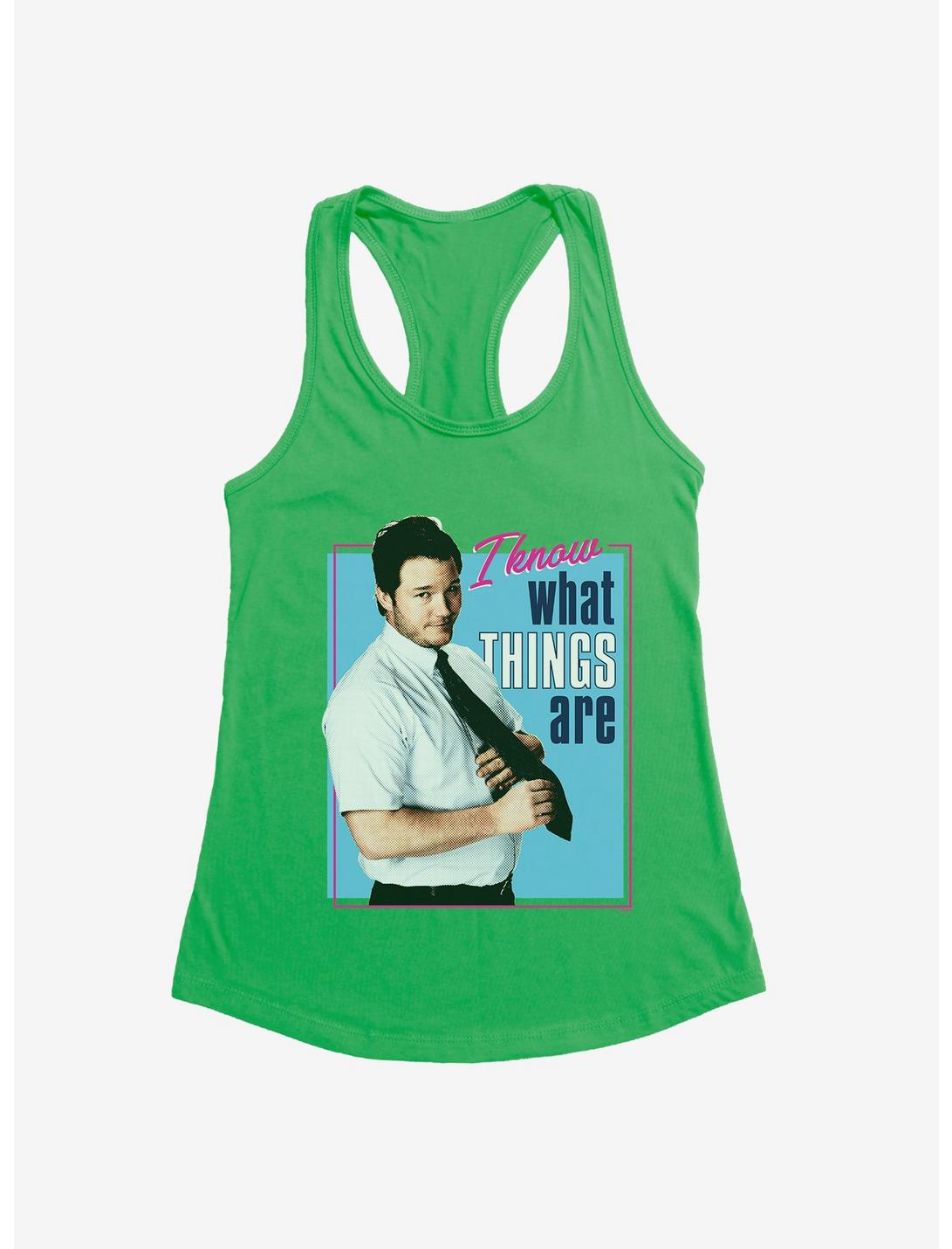 Parks And Recreation Andy Knows Things Girls Tank, , hi-res
