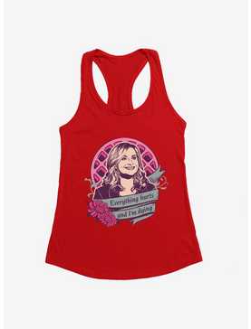 Parks And Recreation Everything Hurts Girls Tank, , hi-res