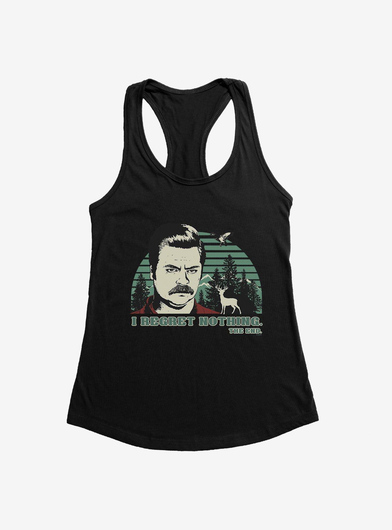 Parks And Recreation I Regret Nothing Girls Tank