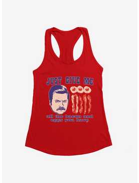 Parks And Recreation Ron And Breakfast Girls Tank, , hi-res