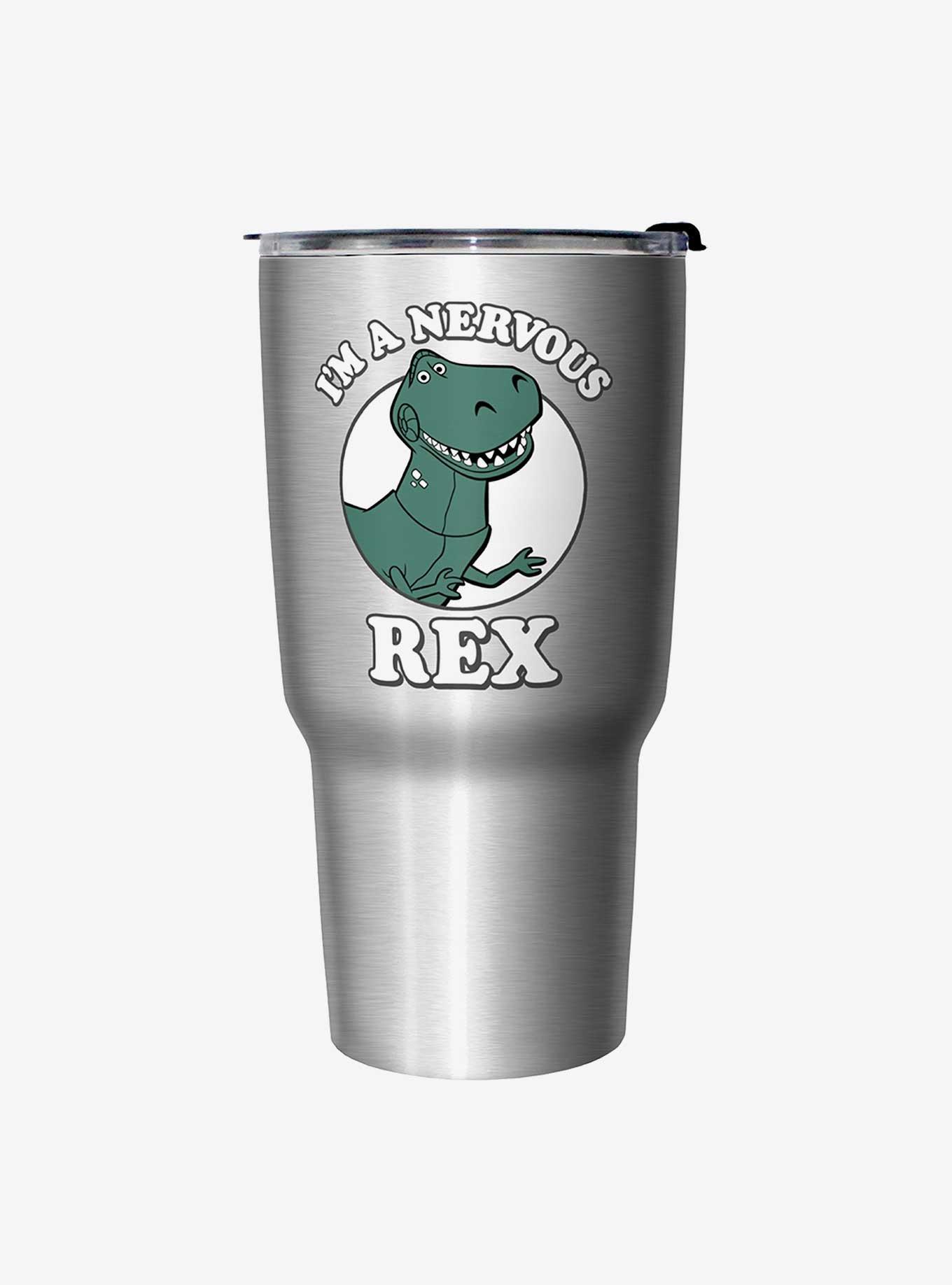 Disney Pixar Toy Story Nervous Rex Travel Mug, , hi-res