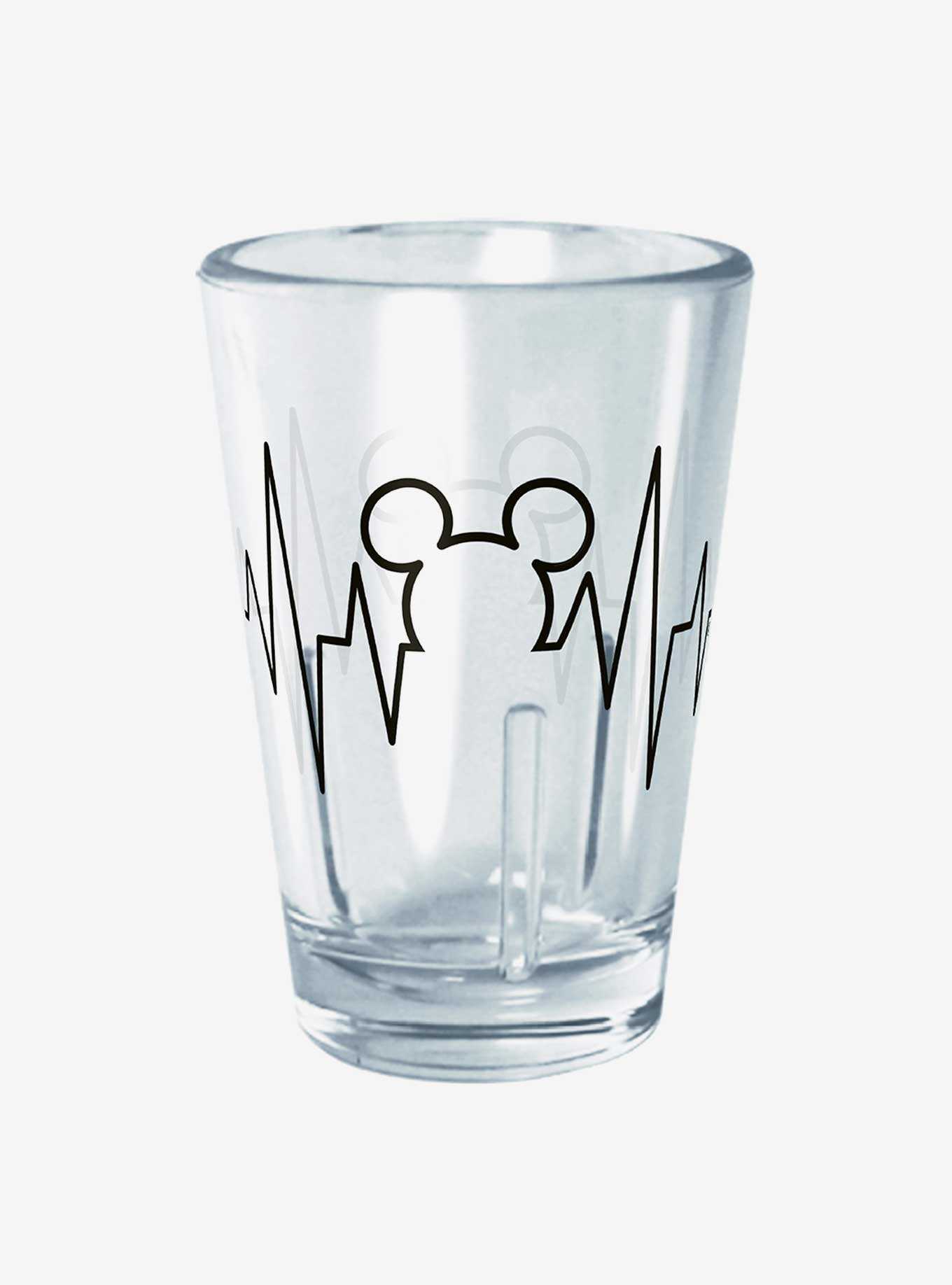 Disney Mickey Mouse Mickey Heartline Mini Glass, , hi-res