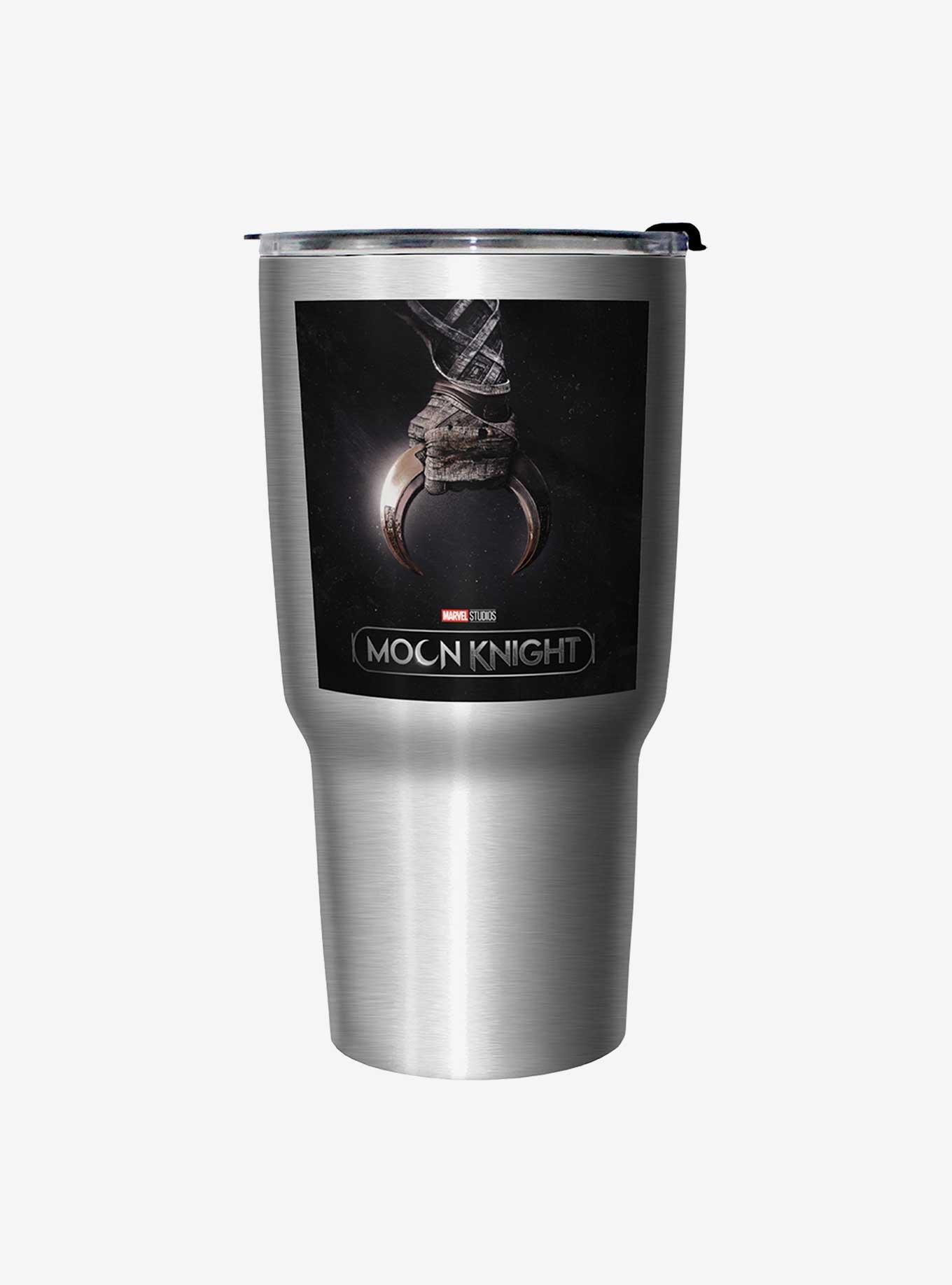 Marvel Moon Knight Crescent Dart Poster Travel Mug