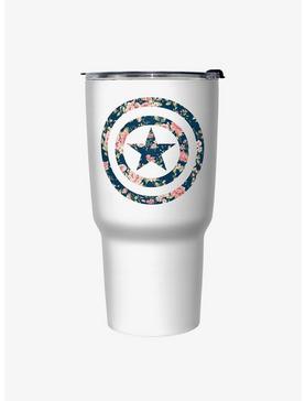 Marvel Captain America Floral Travel Mug, , hi-res