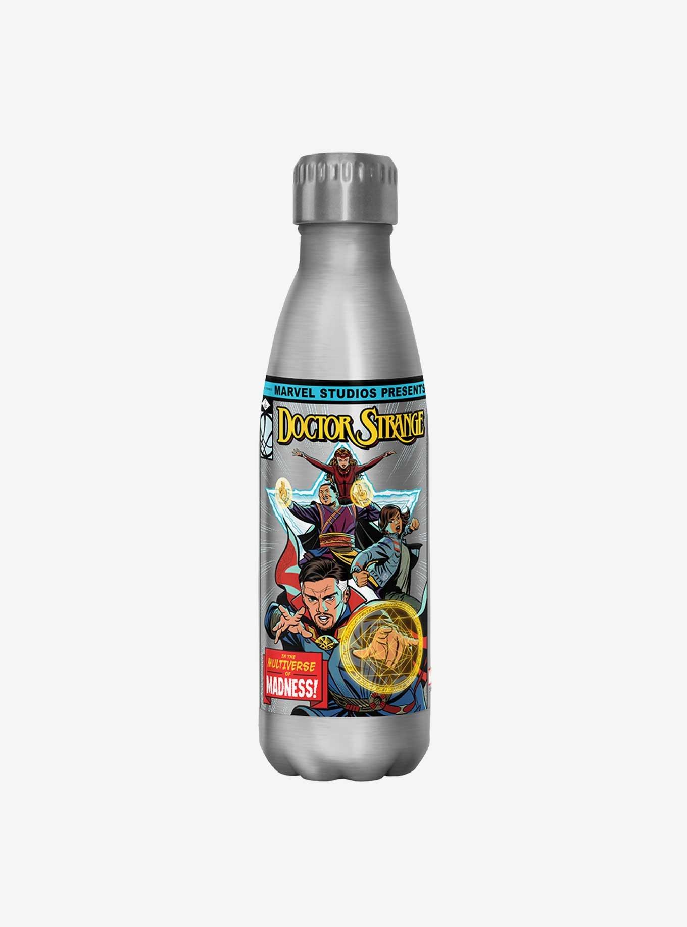 Marvel Doctor Strange in the Multiverse of Madness Comic Cover Stainless Steel Water Bottle, , hi-res