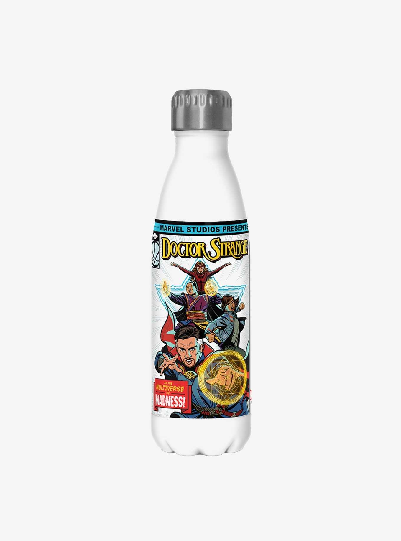 Marvel Doctor Strange in the Multiverse of Madness Comic Cover Stainless Steel Water Bottle, , hi-res