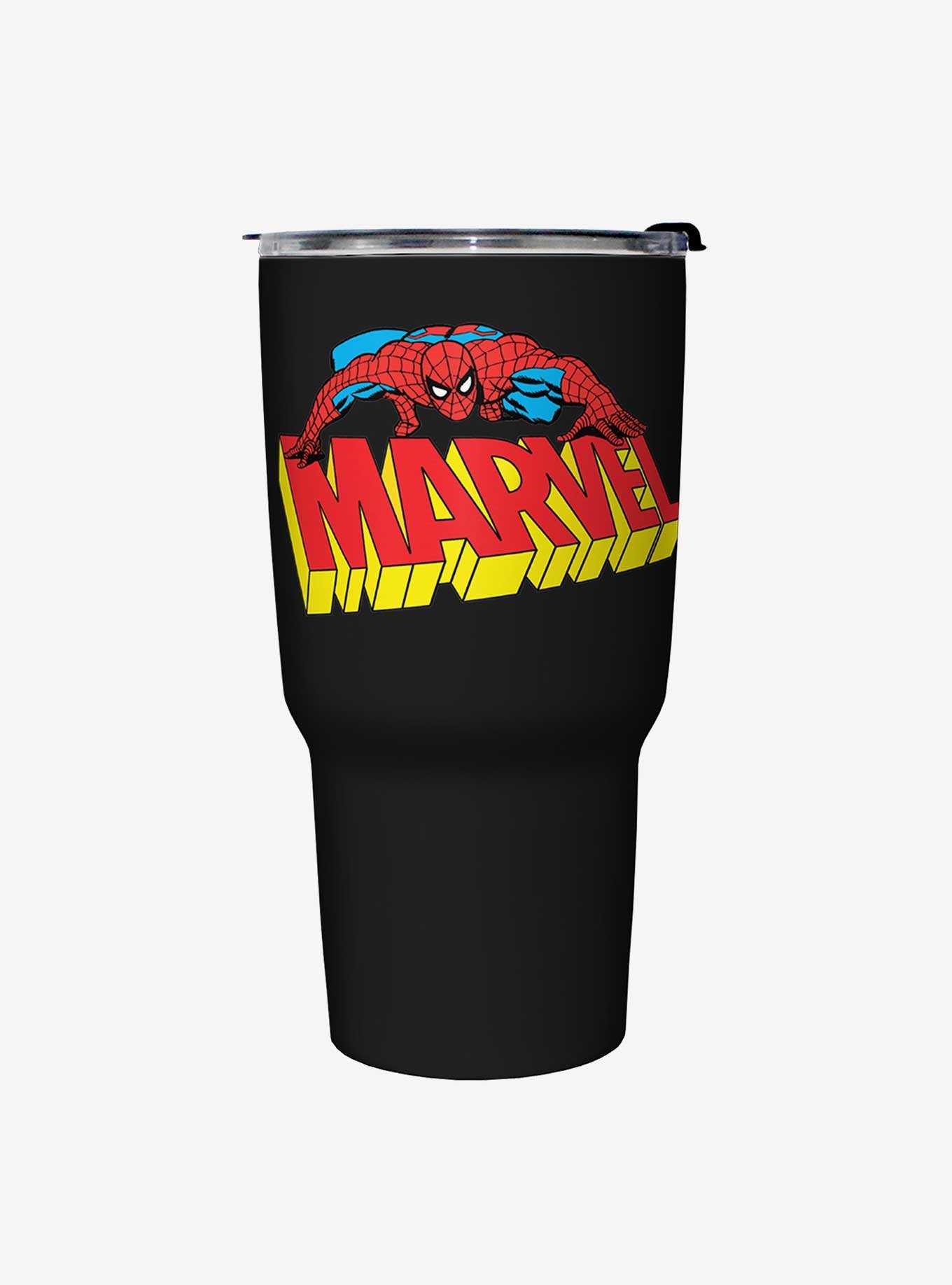 Marvel Spider-Man Spidey Logo Travel Mug, , hi-res