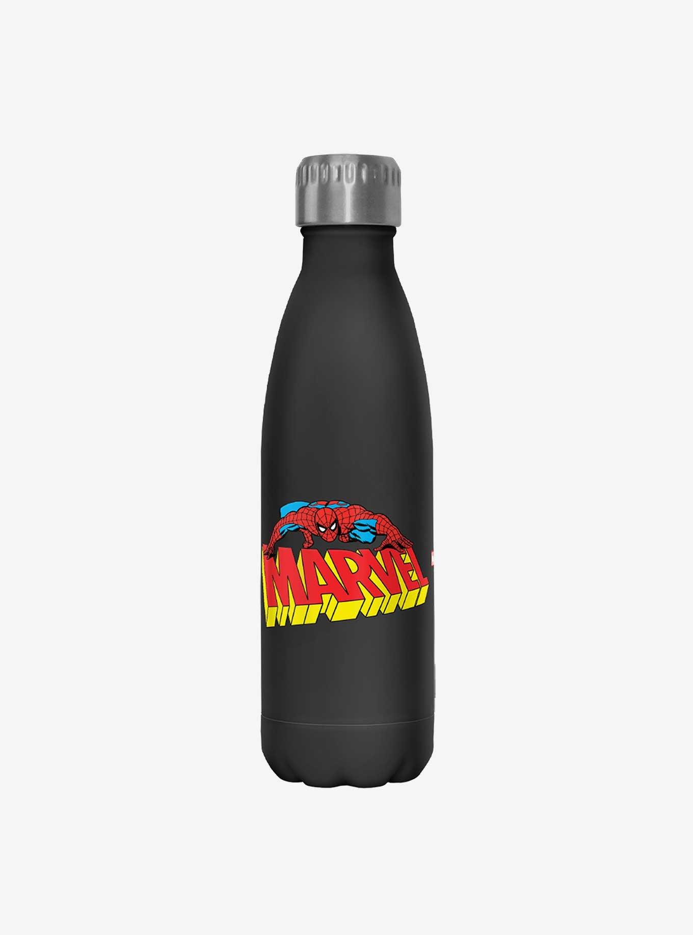 Marvel Spider-Man Spidey Logo Stainless Steel Water Bottle, , hi-res