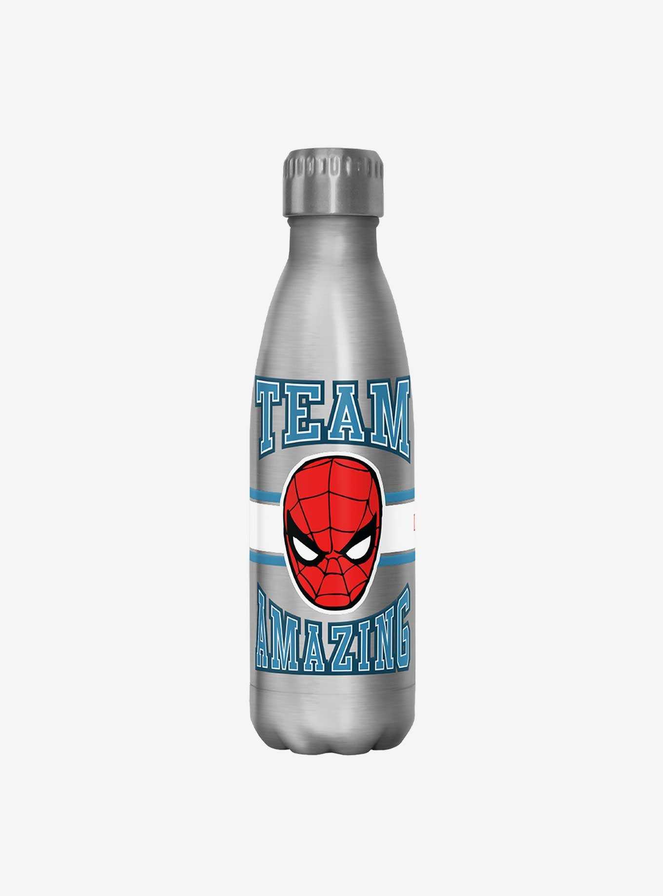 Marvel Spider-Man Spidey Heartbreaker Stainless Steel Water Bottle - BLACK