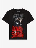 Danzig Deth Red Sabaoth Boyfriend Fit Girls T-Shirt, BLACK, hi-res