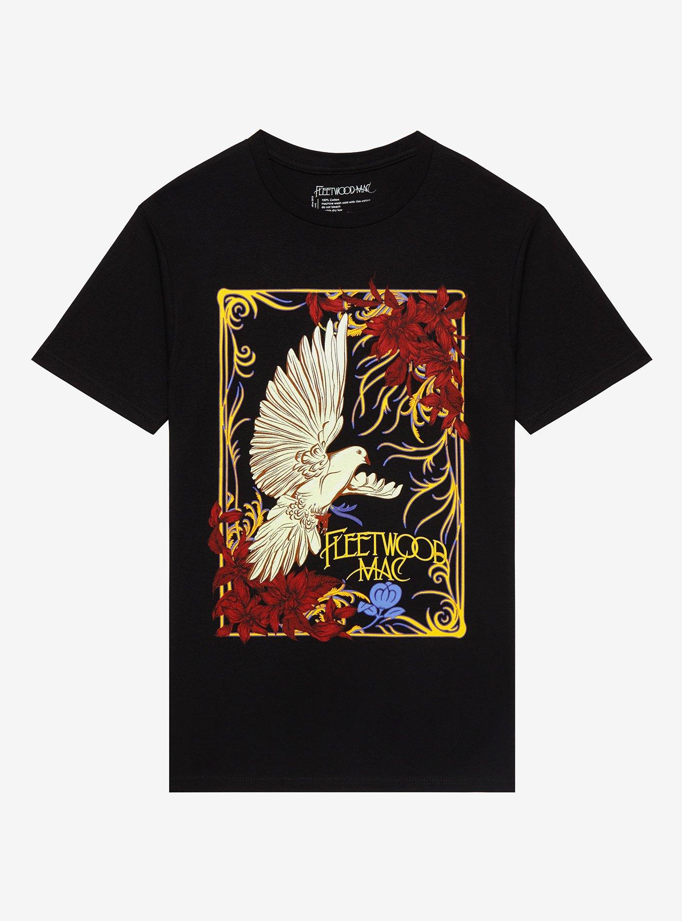 Fleetwood Mac White Dove Boyfriend Fit Girls T Shirt Hot Topic