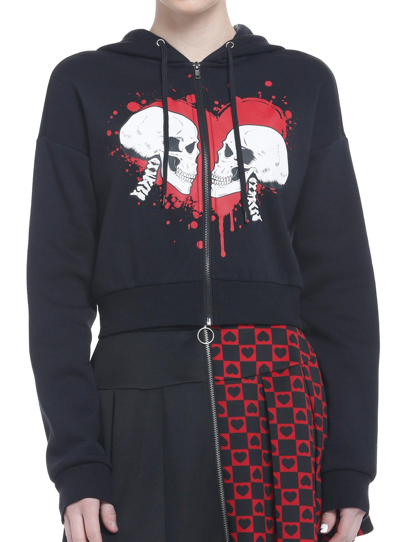 Hot topic outlet skeleton hoodie