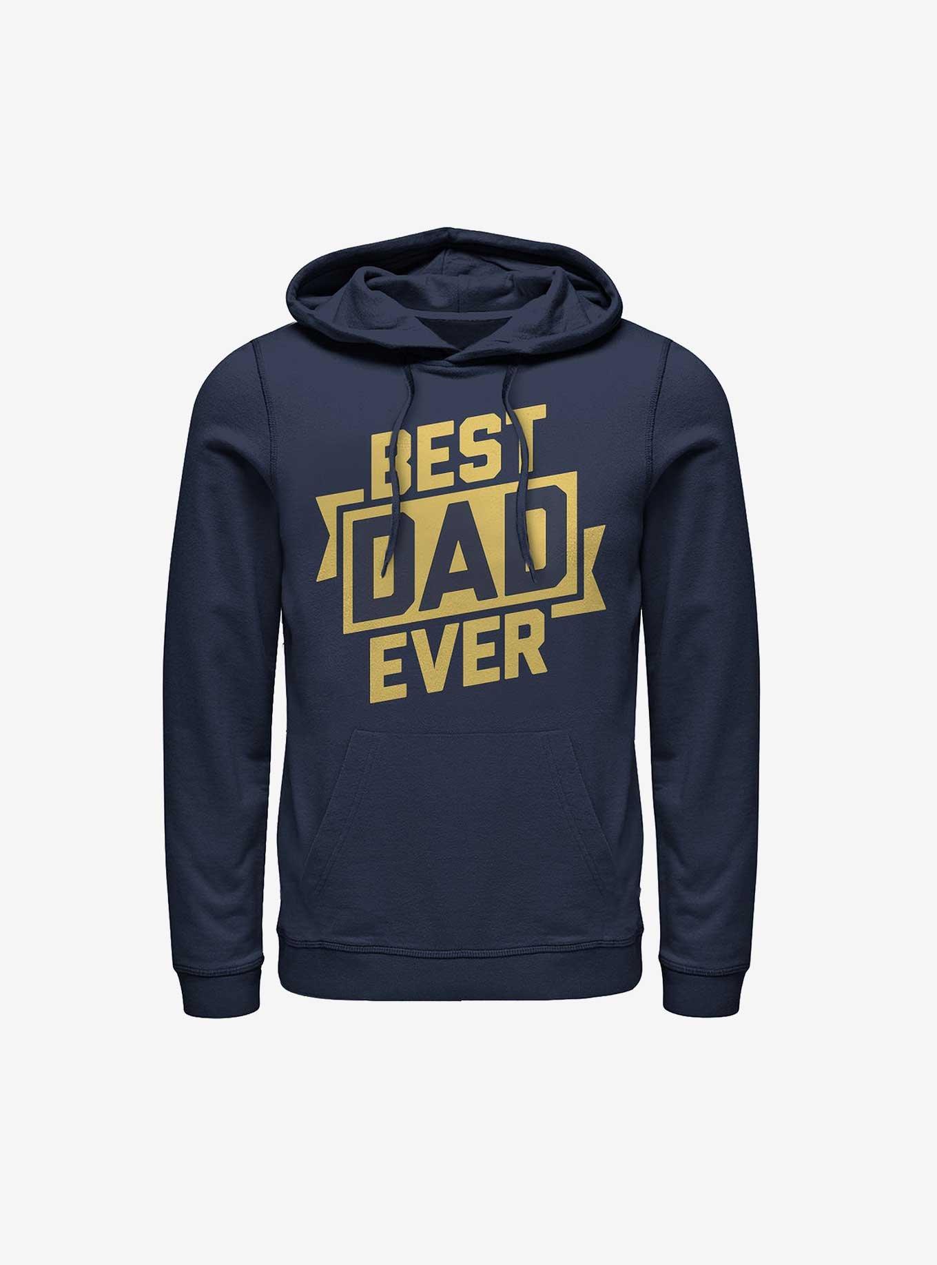 Best Dad Ever Hoodie, NAVY, hi-res