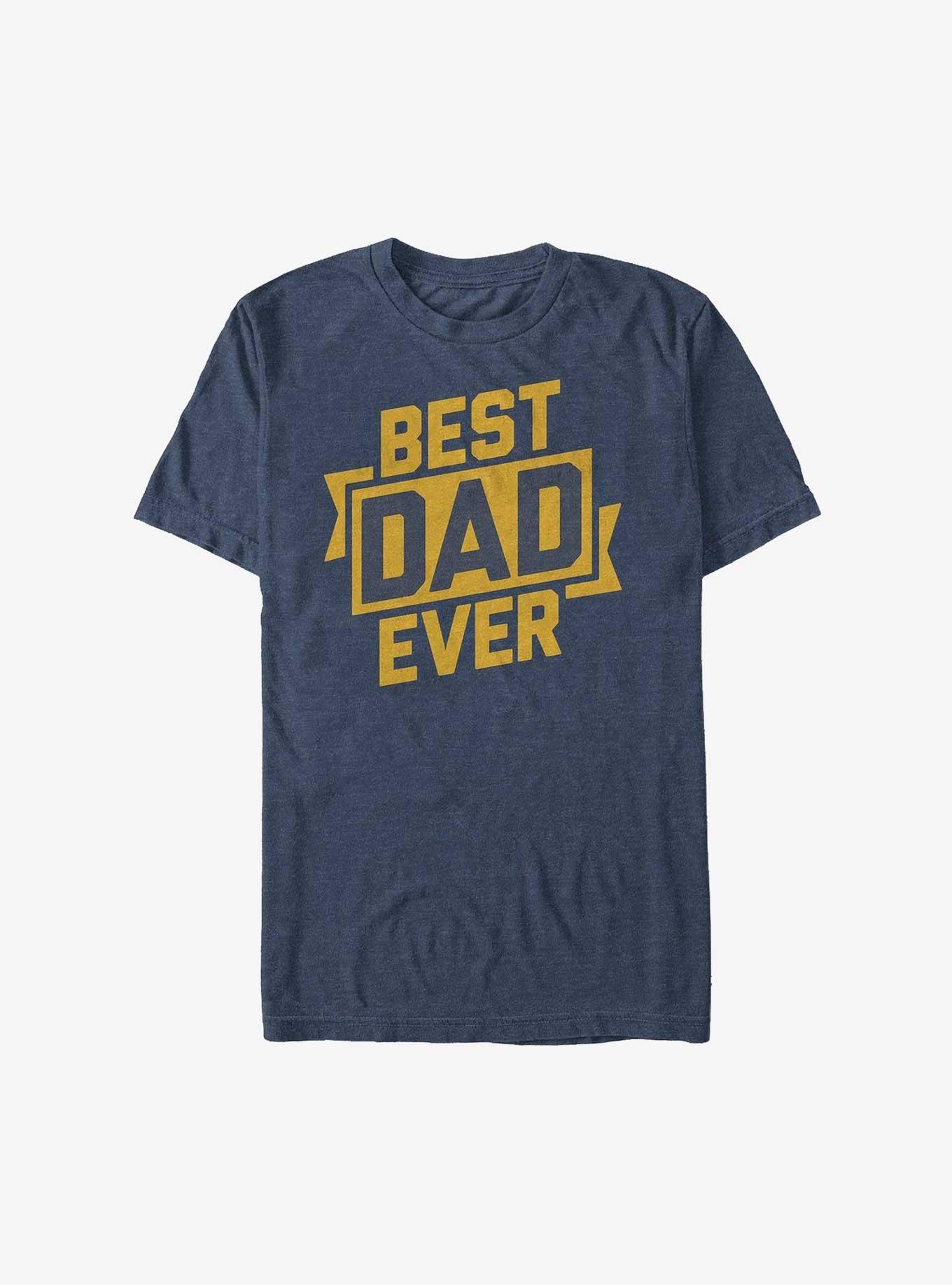 Best Dad Ever T-Shirt, NAVY HTR, hi-res