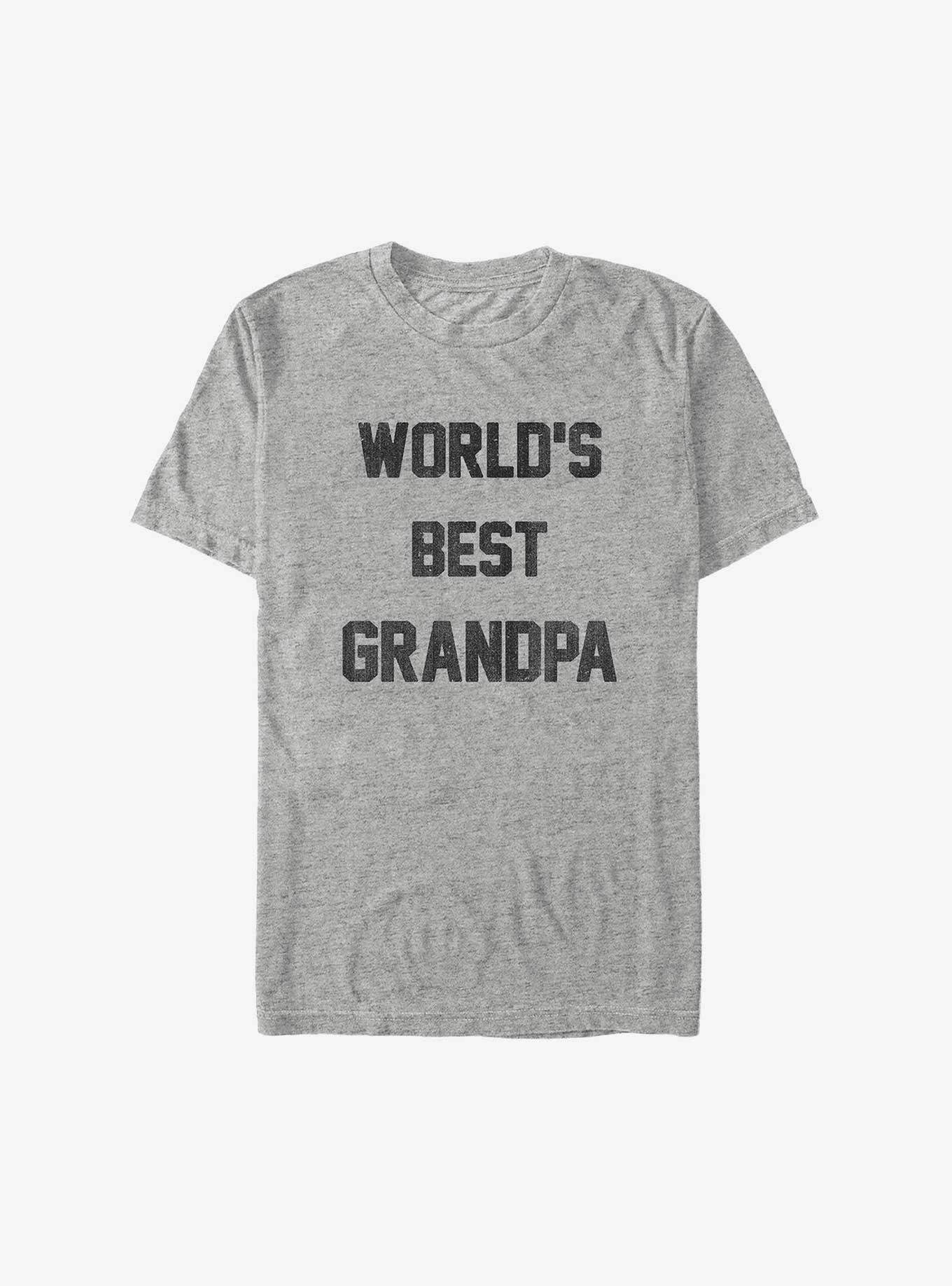 Worlds Best Grandpa T-Shirt, ATH HTR, hi-res