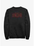 Star Wars Andor Logo Sweatshirt, BLACK, hi-res