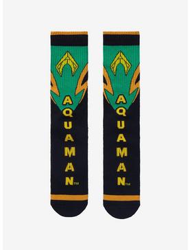 Plus Size DC Comics Aquaman Costume Crew Socks, , hi-res
