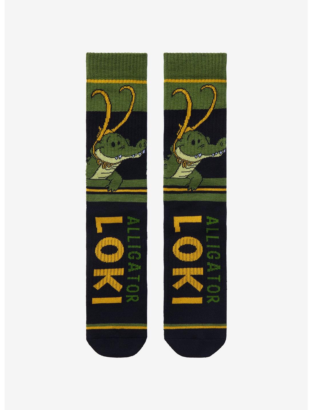 Marvel Loki Alligator Loki Crew Socks, , hi-res