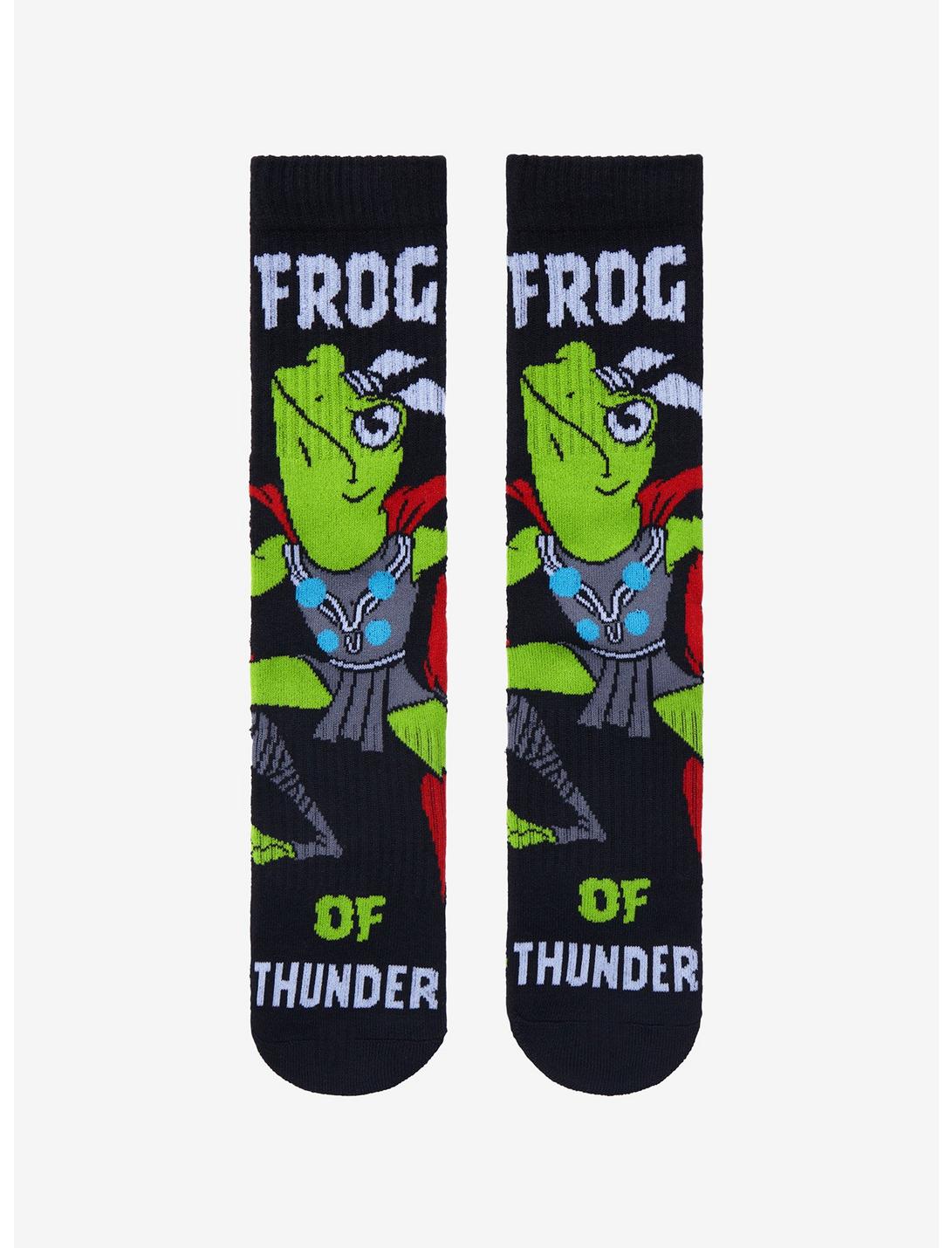 Marvel Thor Frog Of Thunder Crew Socks, , hi-res
