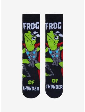 Plus Size Marvel Thor Frog Of Thunder Crew Socks, , hi-res