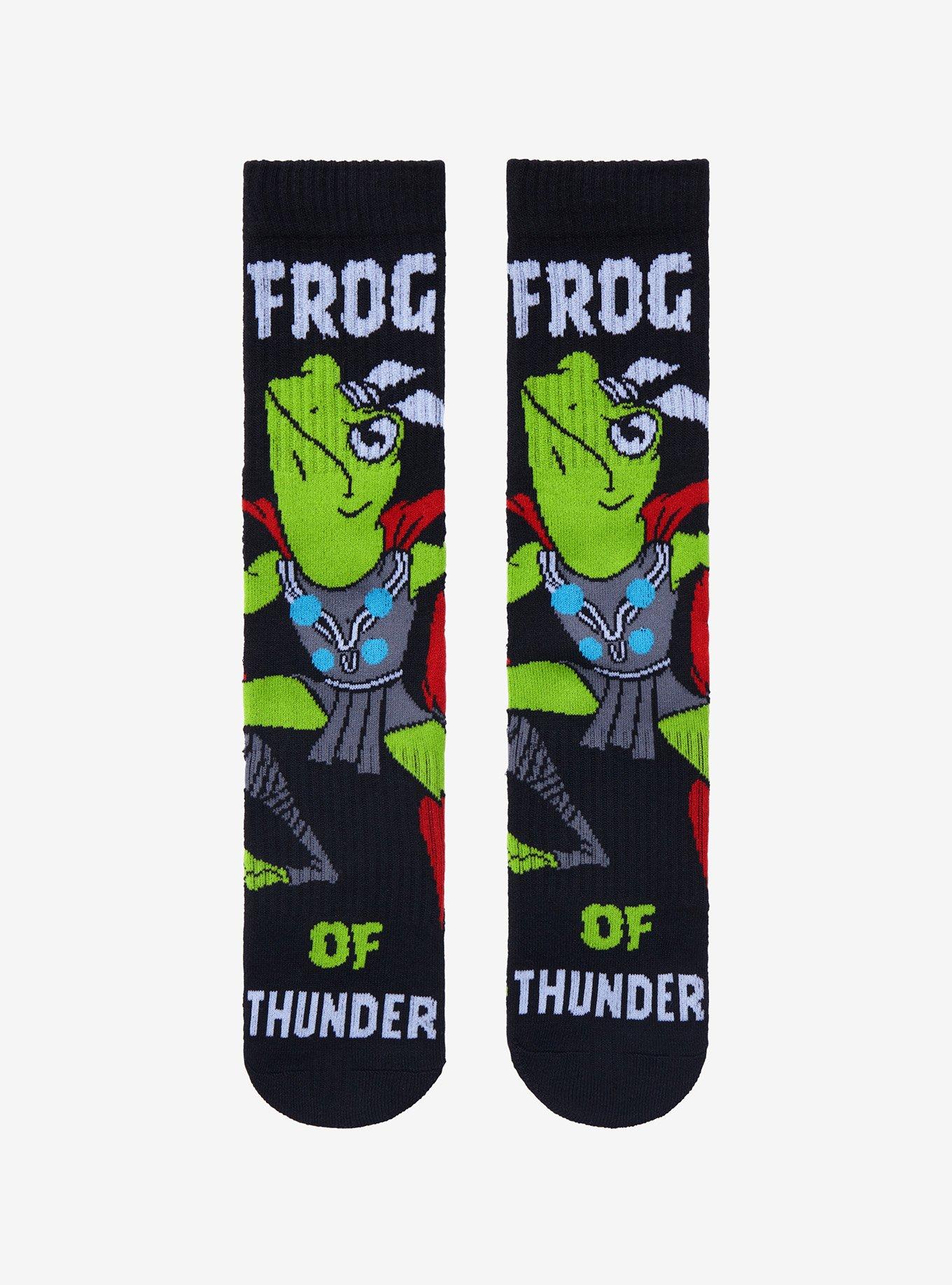 Marvel Thor Frog Of Thunder Crew Socks, , hi-res