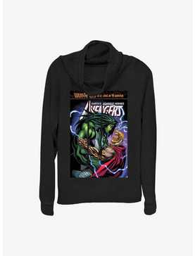 Marvel She Hulk And Thor Embrace Cowl Neck Long-Sleeve Girls Top, , hi-res