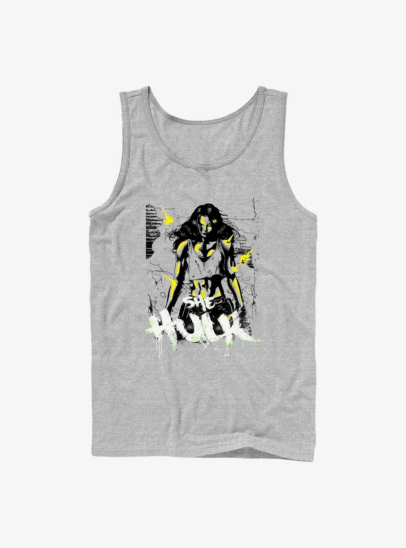 Marvel She Hulk Invincible Green Tank, ATH HTR, hi-res