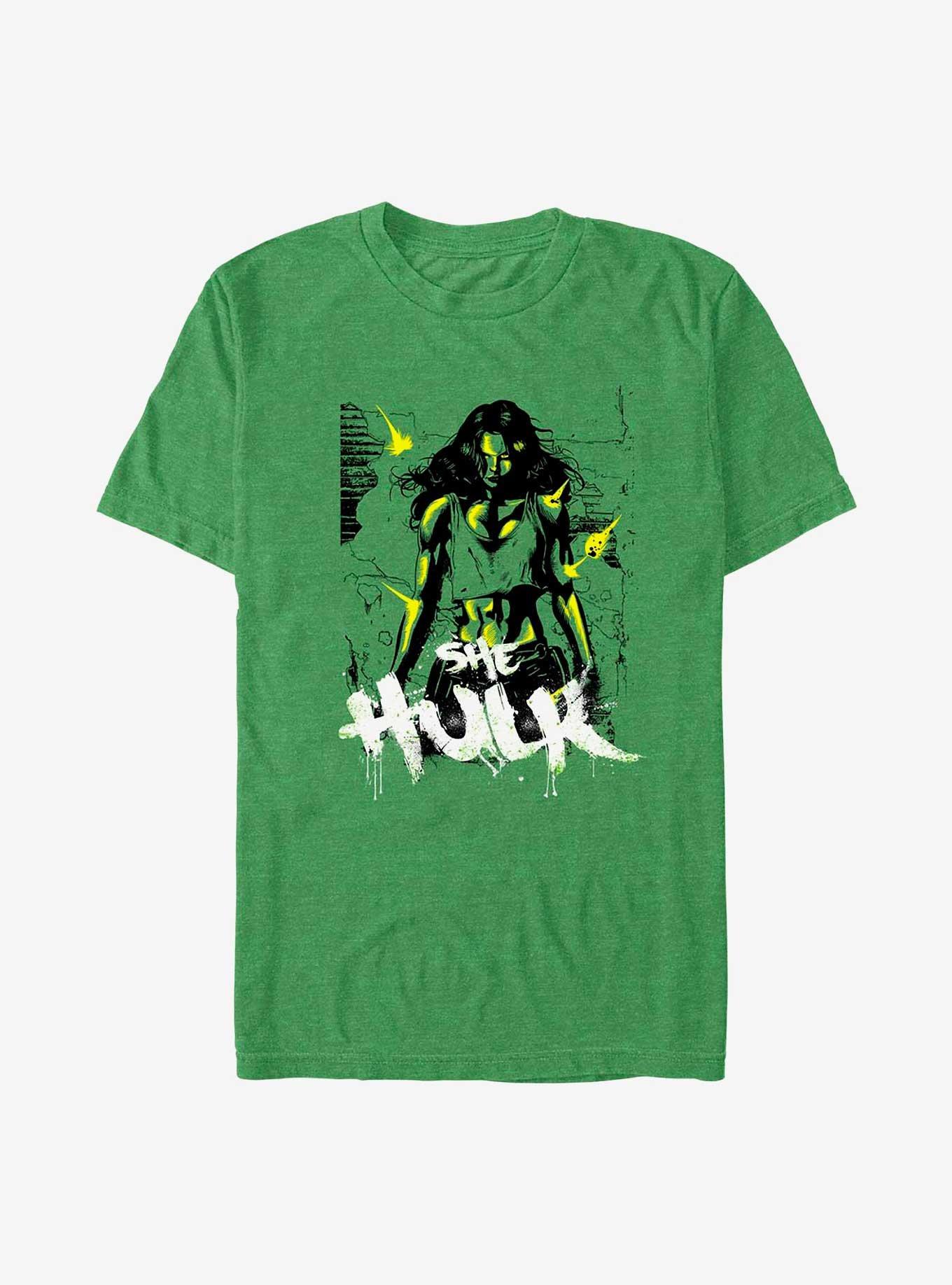 Marvel She Hulk Invincible Green T-Shirt, KEL HTR, hi-res