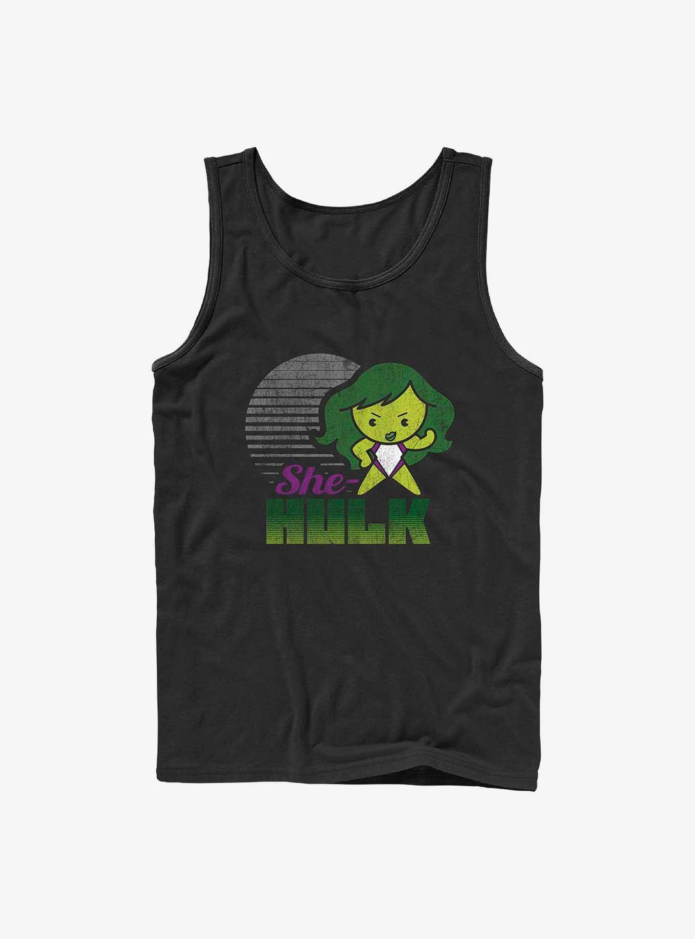 Marvel She Hulk Kawaii Tank, BLACK, hi-res